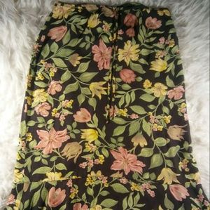 Gap Floral Skirt Size 12